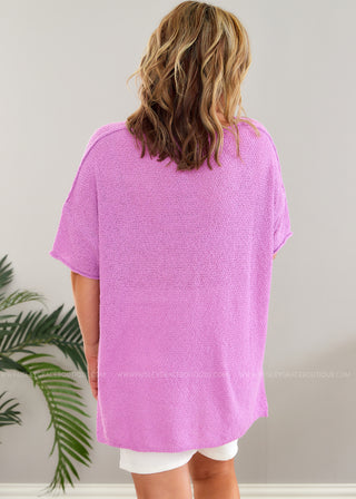 Middle of the Night Top - Lilac - FINAL SALE