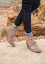 Load image into Gallery viewer, Salta Booties - TAUPE - FINAL SALE
