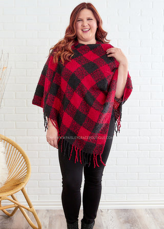 Enjoy The Rush Poncho - FINAL SALE