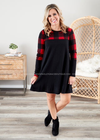 Plaid Bliss Dress - LAST ONES FINAL SALE