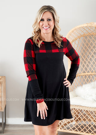 Plaid Bliss Dress - LAST ONES FINAL SALE