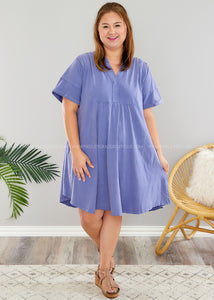 Completely in Love Dress - Persian Violet - FINAL SALE
