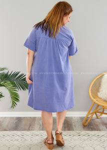 Completely in Love Dress - Persian Violet - FINAL SALE