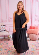 Load image into Gallery viewer, Heightened Horizons Maxi Dress - Black - FINAL SALE
