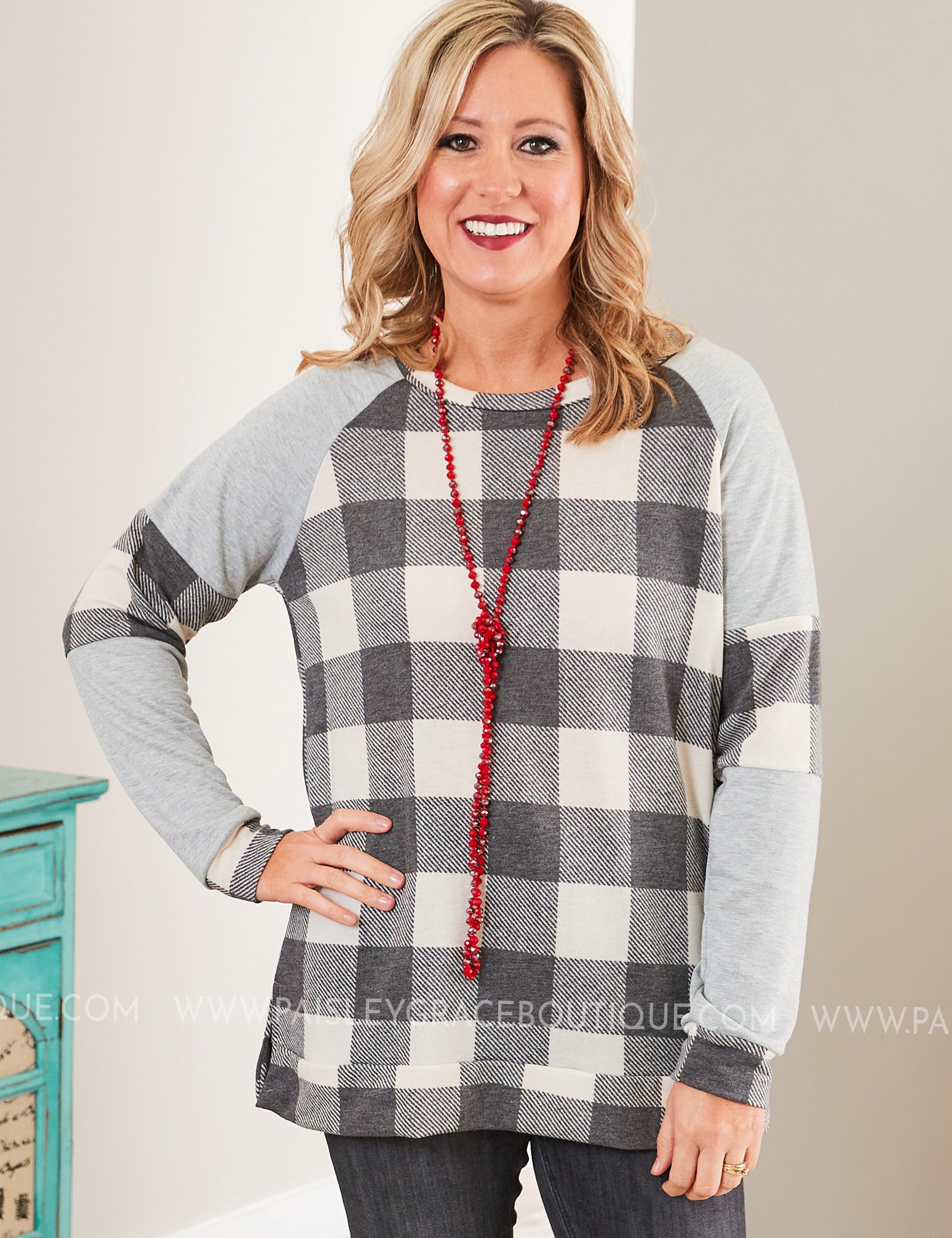 Mad About Plaid Top* LAST ONES FINAL SALE *