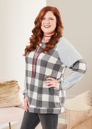 Mad About Plaid Top  - FINAL SALE