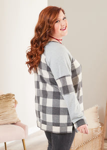 Mad About Plaid Top  - FINAL SALE