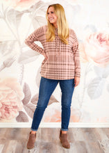 Load image into Gallery viewer, Plaidly In Love Hoodie - FINAL SALE CLEARANCE

