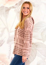 Load image into Gallery viewer, Plaidly In Love Hoodie - FINAL SALE CLEARANCE
