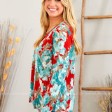 Pleasant Days Top - Red* LAST ONES FINAL SALE *