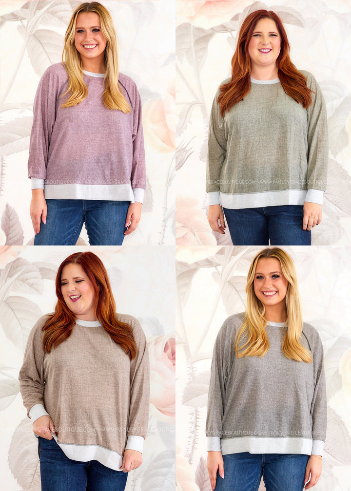 Regina Top - 4 COLORS - FINAL SALE