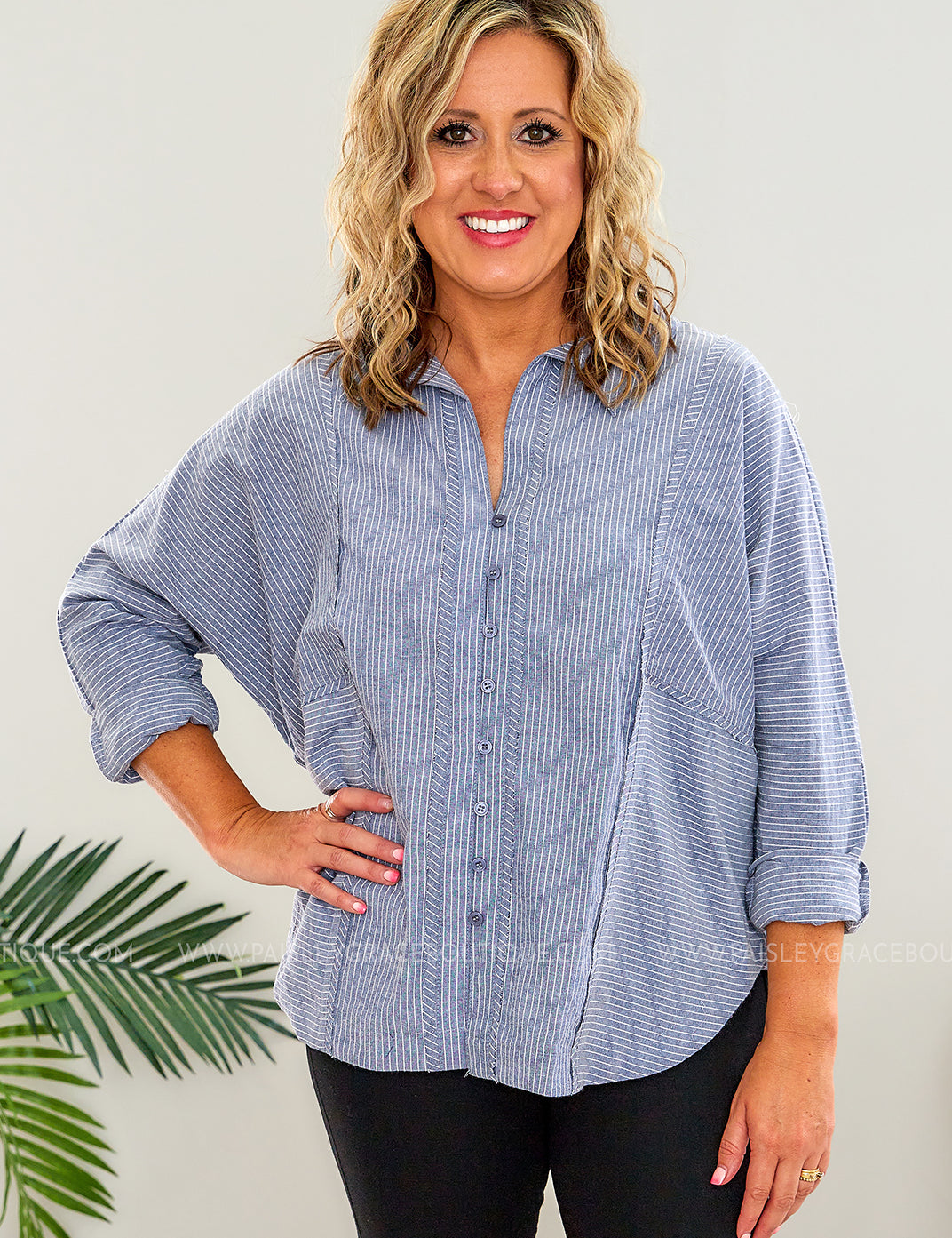 Discover the Impossible Top- Navy/Ivory* LAST ONES FINAL SALE *