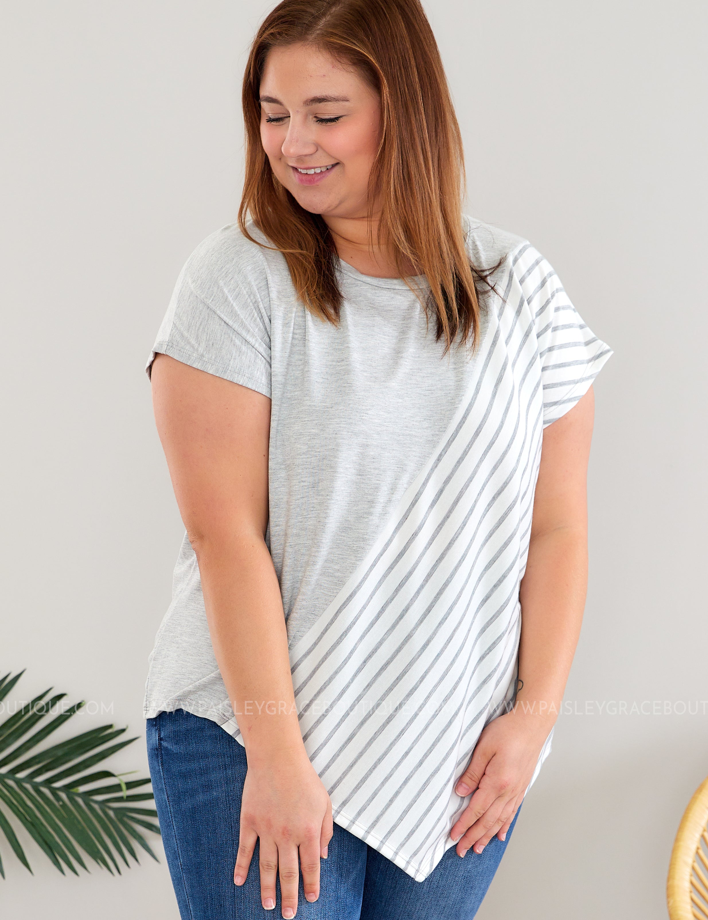 Law of Attraction Top - GREY* LAST ONES FINAL SALE *