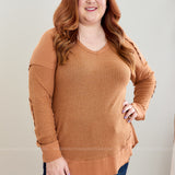 Making Waffles Top - Rust - LAST ONES FINAL SALE