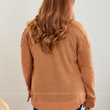 Making Waffles Top - Rust - LAST ONES FINAL SALE