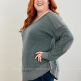 Making Waffles Top - Grey - LAST ONES FINAL SALE