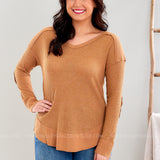 Making Waffles Top - Rust - LAST ONES FINAL SALE