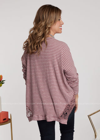 Open Minded Top-MAUVE - LAST ONES FINAL SALE