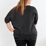 All We Have Athleisure Top - Black - LAST ONES FINAL SALE