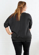 Load image into Gallery viewer, All We Have Athleisure Top - Black - FINAL SALE
