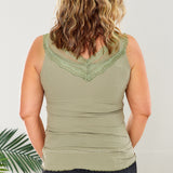 All Day Long Layering Tank -Sage* LAST ONES FINAL SALE *