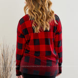 Plaid To Meet You Top - Red* LAST ONES FINAL SALE *