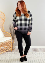Load image into Gallery viewer, Plaid To Meet You Top - White - FINAL SALE - FINAL SALE
