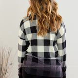 Plaid To Meet You Top - White* LAST ONES FINAL SALE ** LAST ONES FINAL SALE *