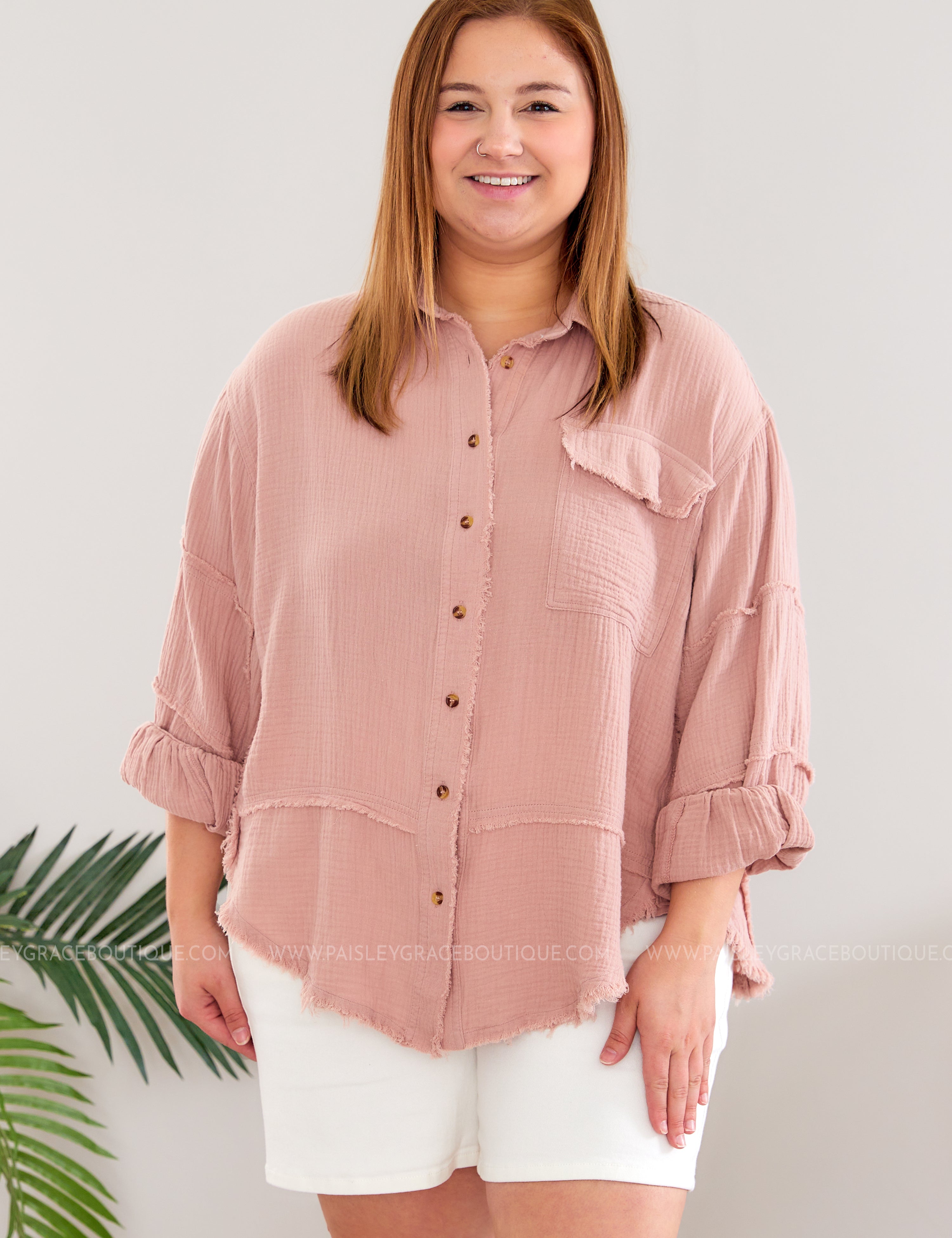 Tish Top - Blush - LAST ONES FINAL SALE