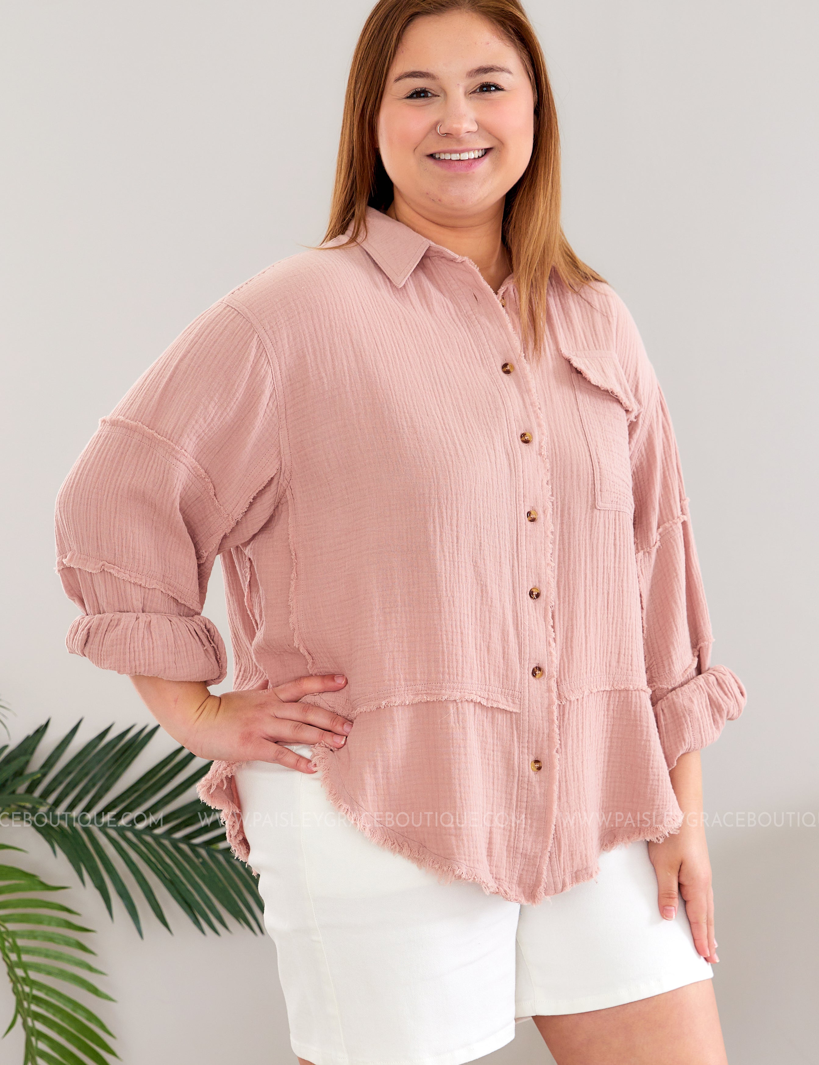 Tish Top - Blush - LAST ONES FINAL SALE