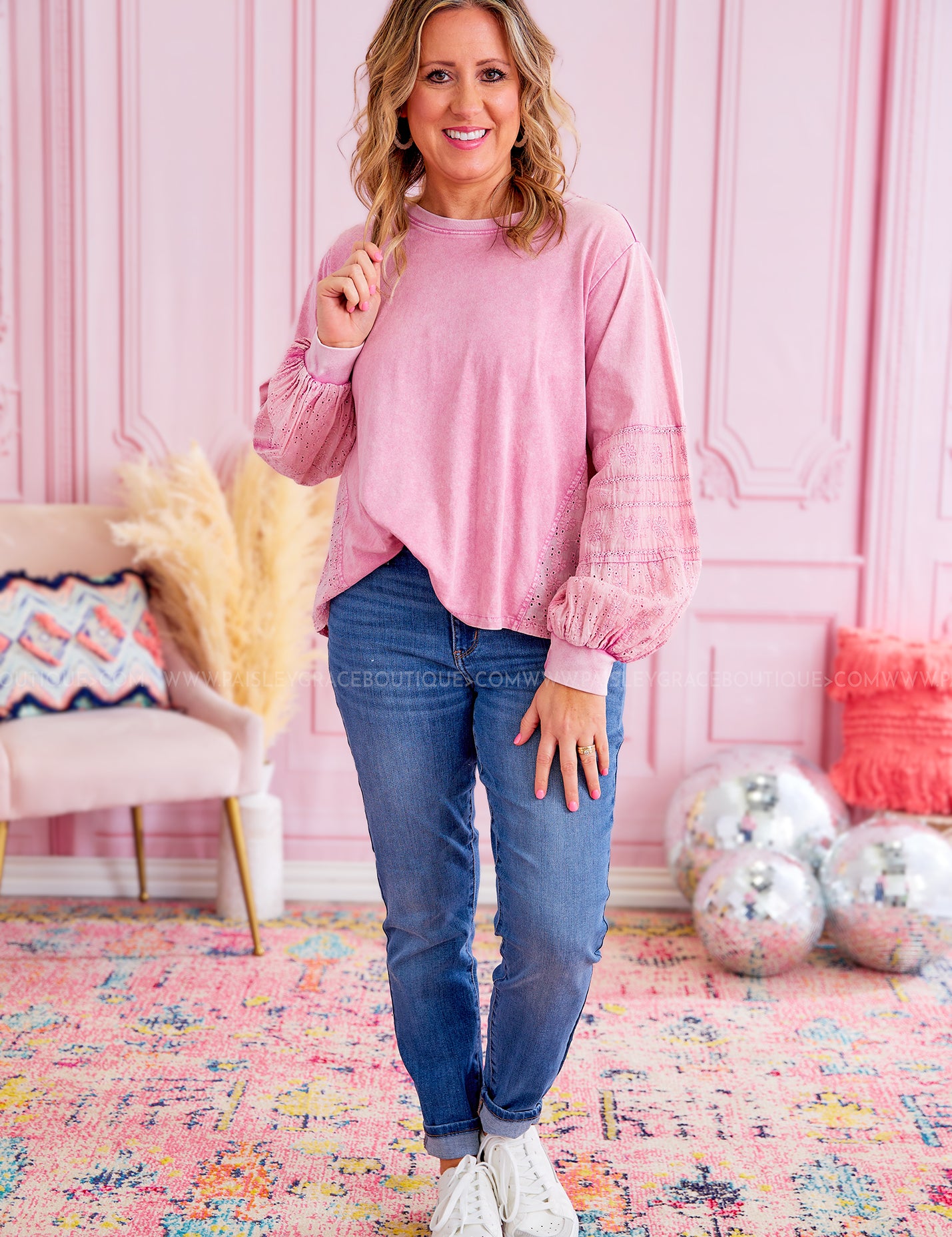Done With Confidence Top - Bubblegum REG ONLY* LAST ONES FINAL SALE *