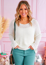 Load image into Gallery viewer, Alexa Sweater - White - FINAL SALE
