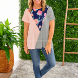 Pattern Block Top - LAST ONES FINAL SALE
