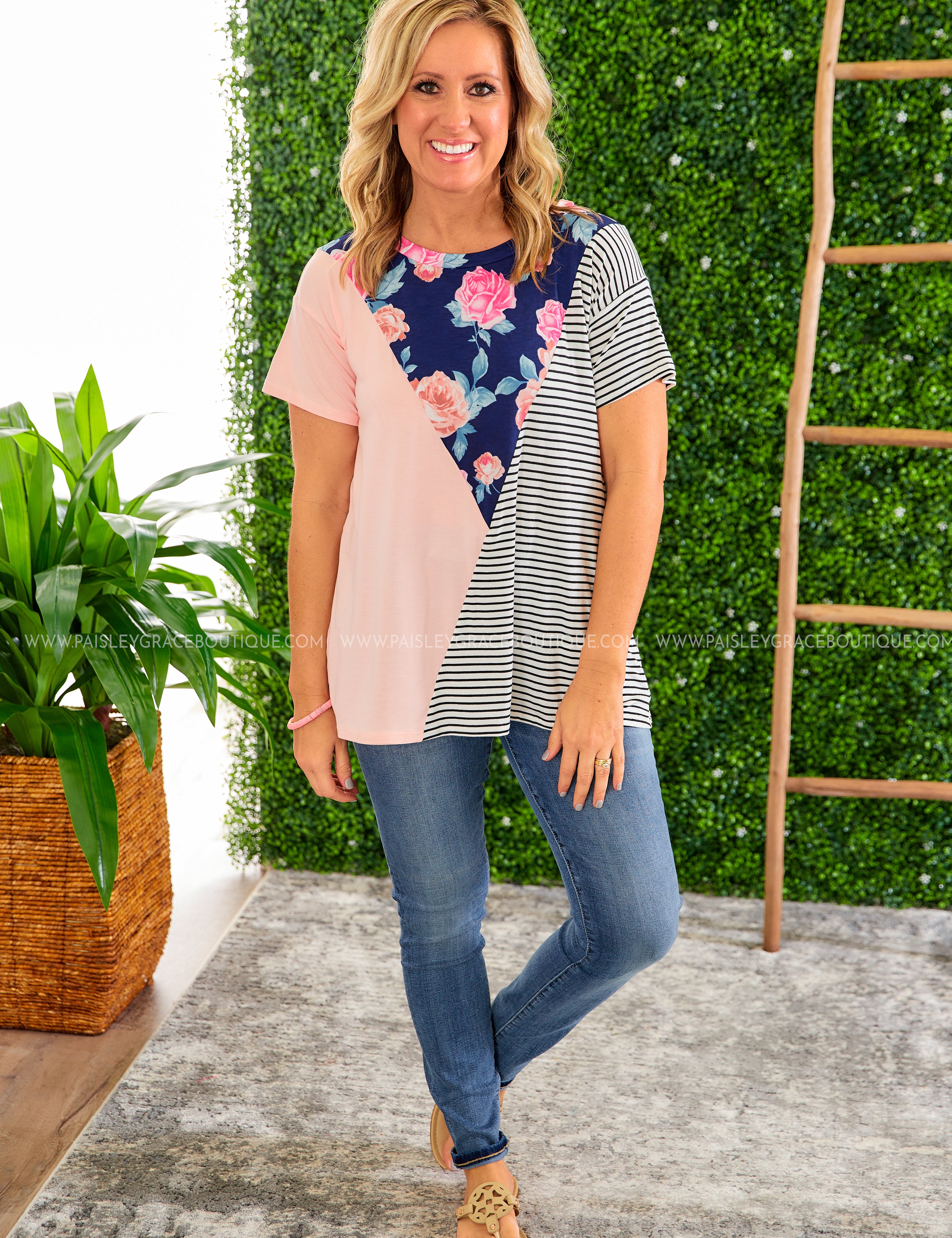 Pattern Block Top - LAST ONES FINAL SALE
