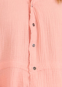 Seen it Before Top - Coral  - FINAL SALE