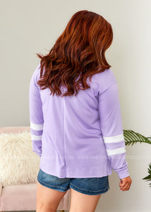 Ray of Sunshine Top - LILAC - LAST ONES FINAL SALE CLEARANCE
