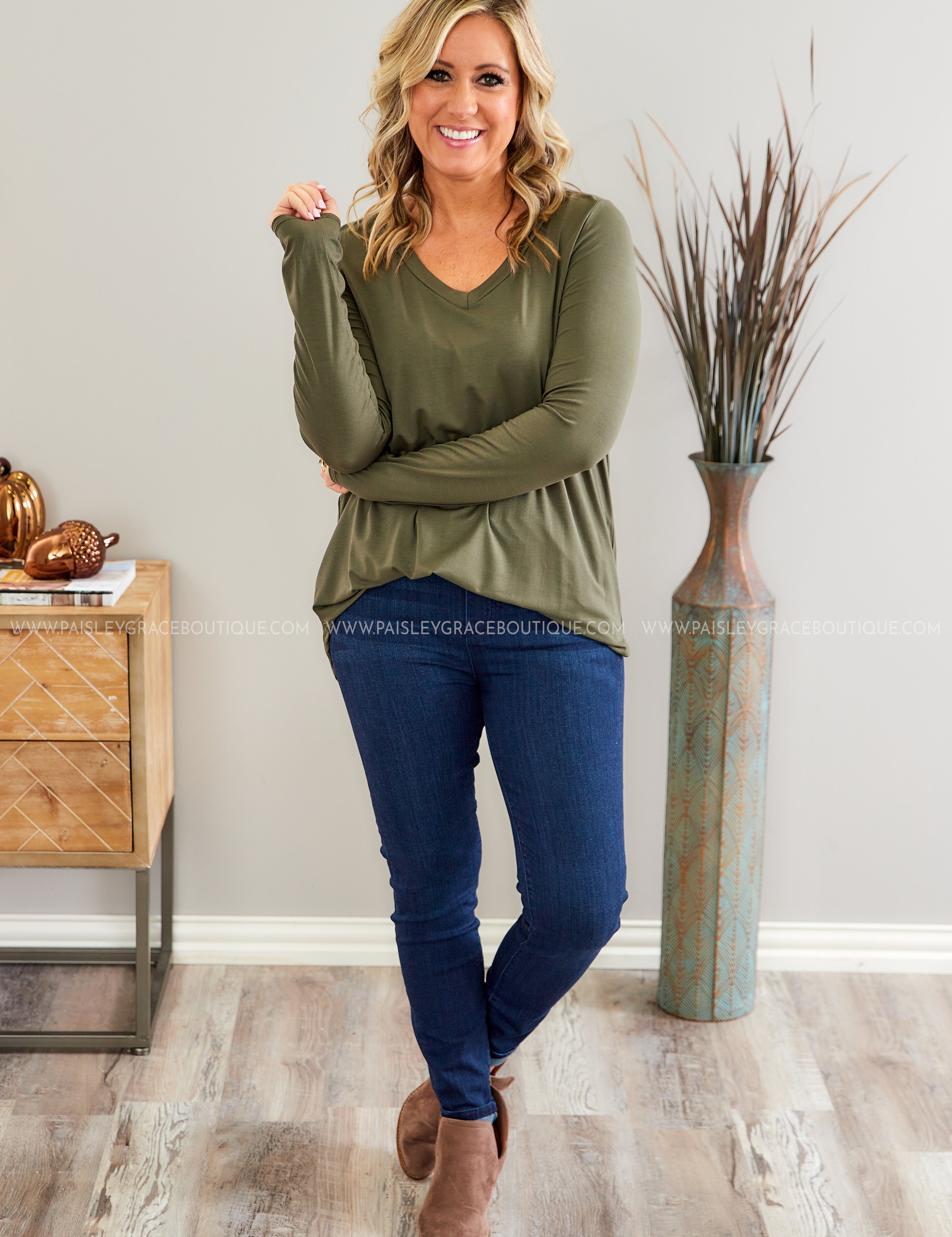 Home Stretch Top - 3 Colors* LAST ONES FINAL SALE *
