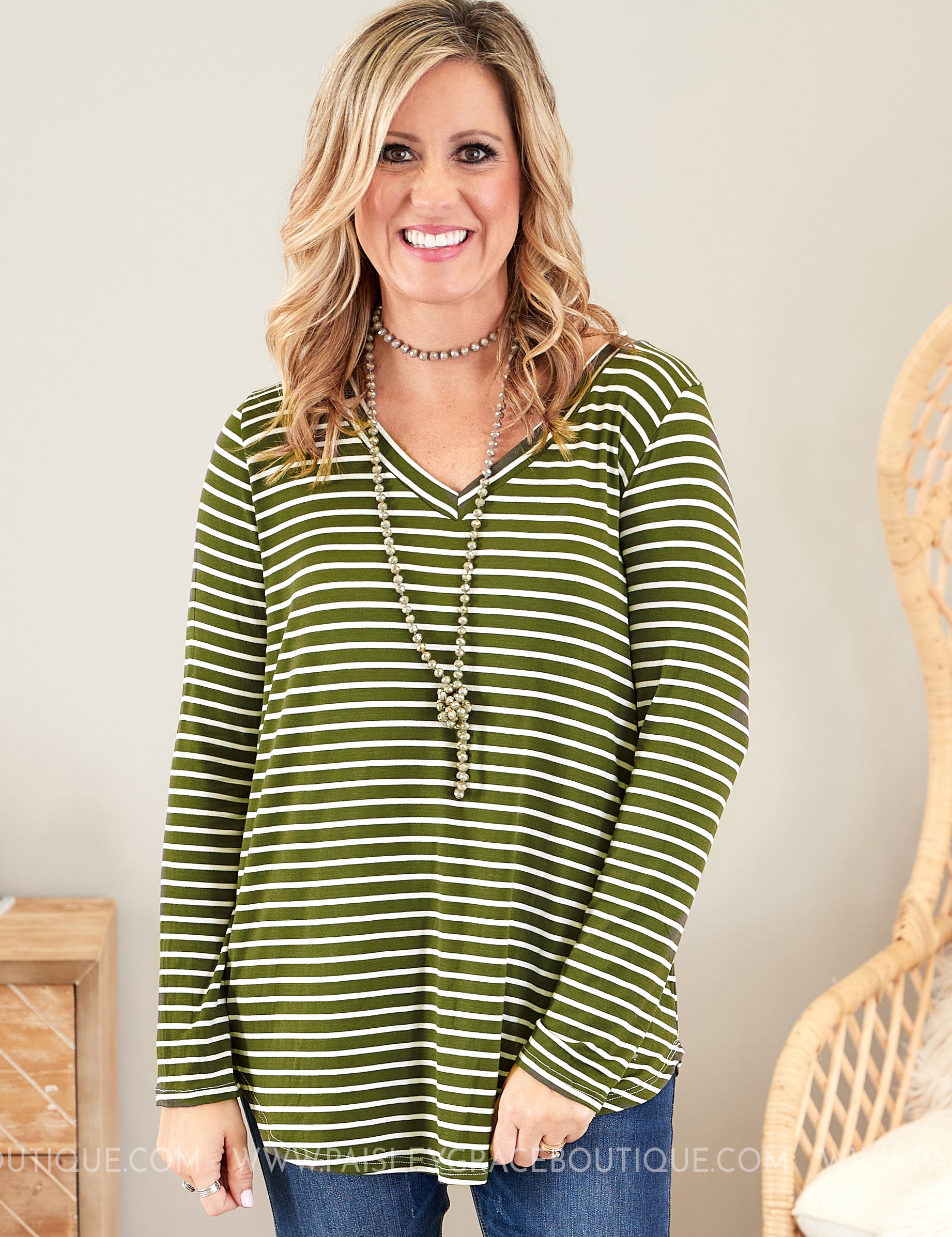 Mackenzie Top- OLIVE* LAST ONES FINAL SALE *