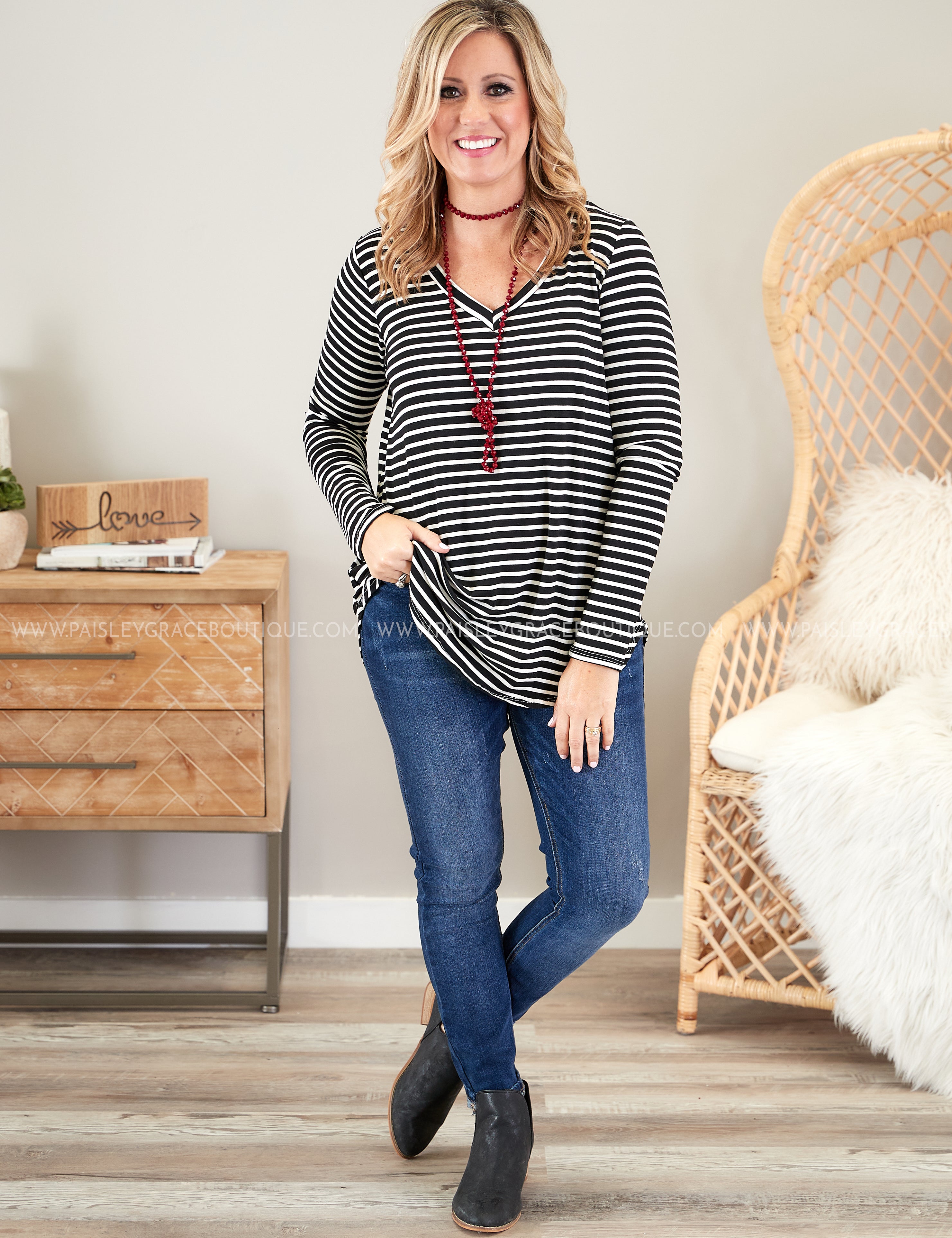Mackenzie Top- BLACK* LAST ONES FINAL SALE *