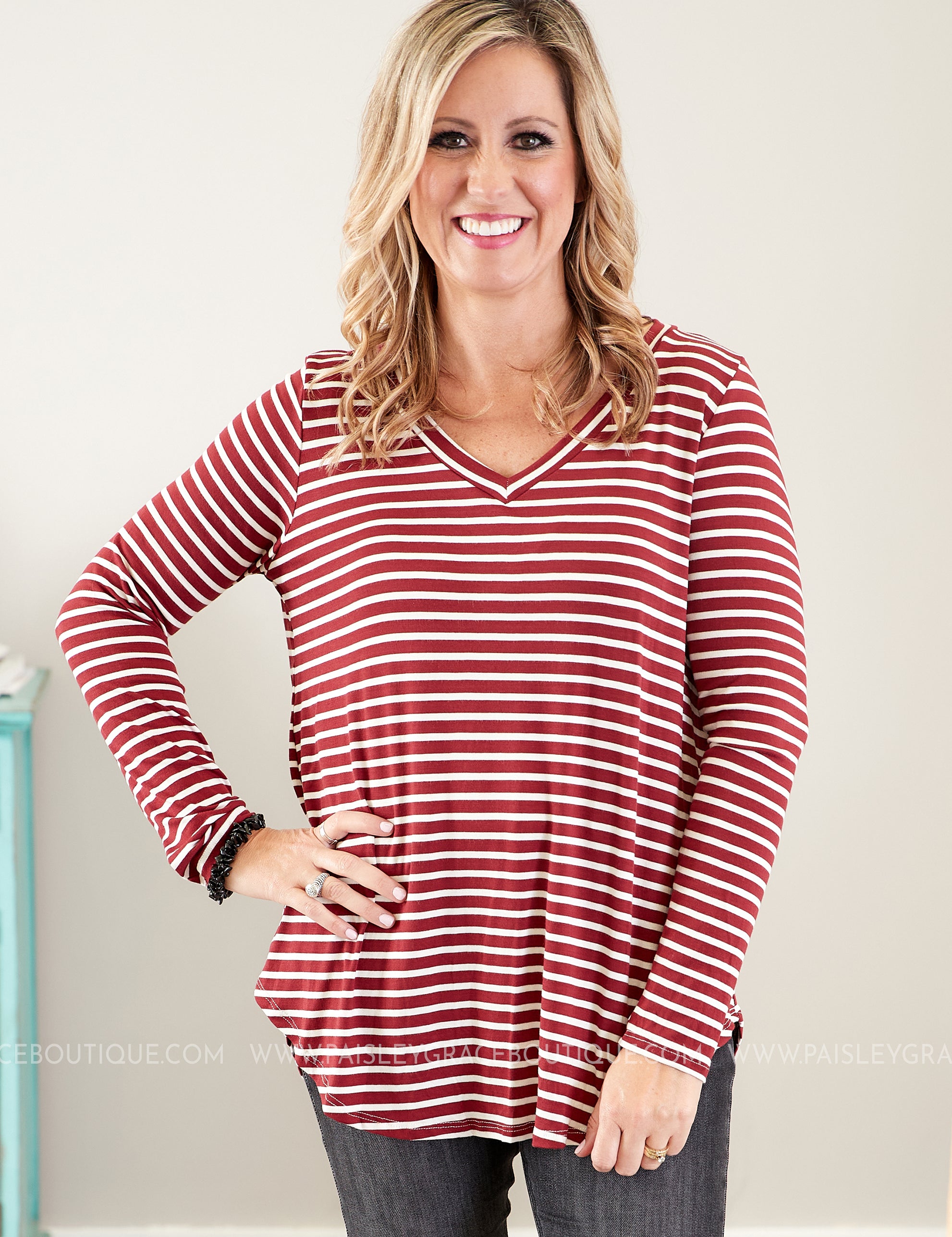 Mackenzie Top- CRIMSON* LAST ONES FINAL SALE *