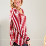 Mackenzie Top- CRIMSON* LAST ONES FINAL SALE *