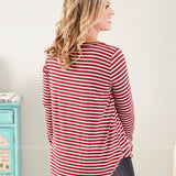 Mackenzie Top- CRIMSON* LAST ONES FINAL SALE *