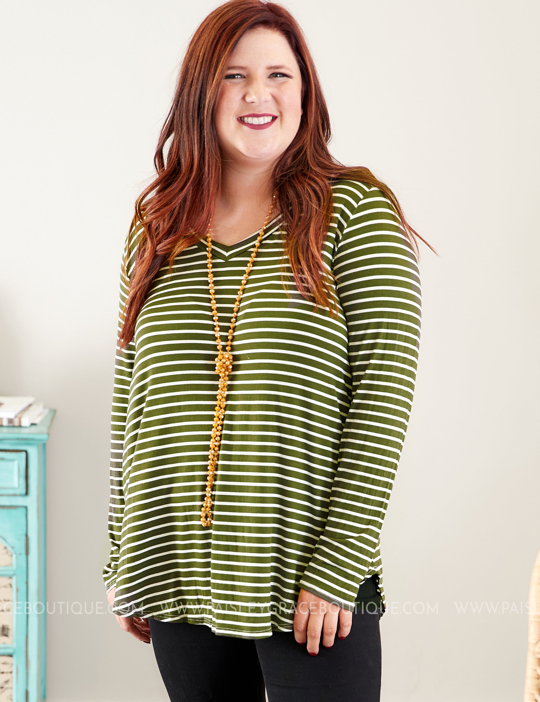 Mackenzie Top- OLIVE* LAST ONES FINAL SALE *
