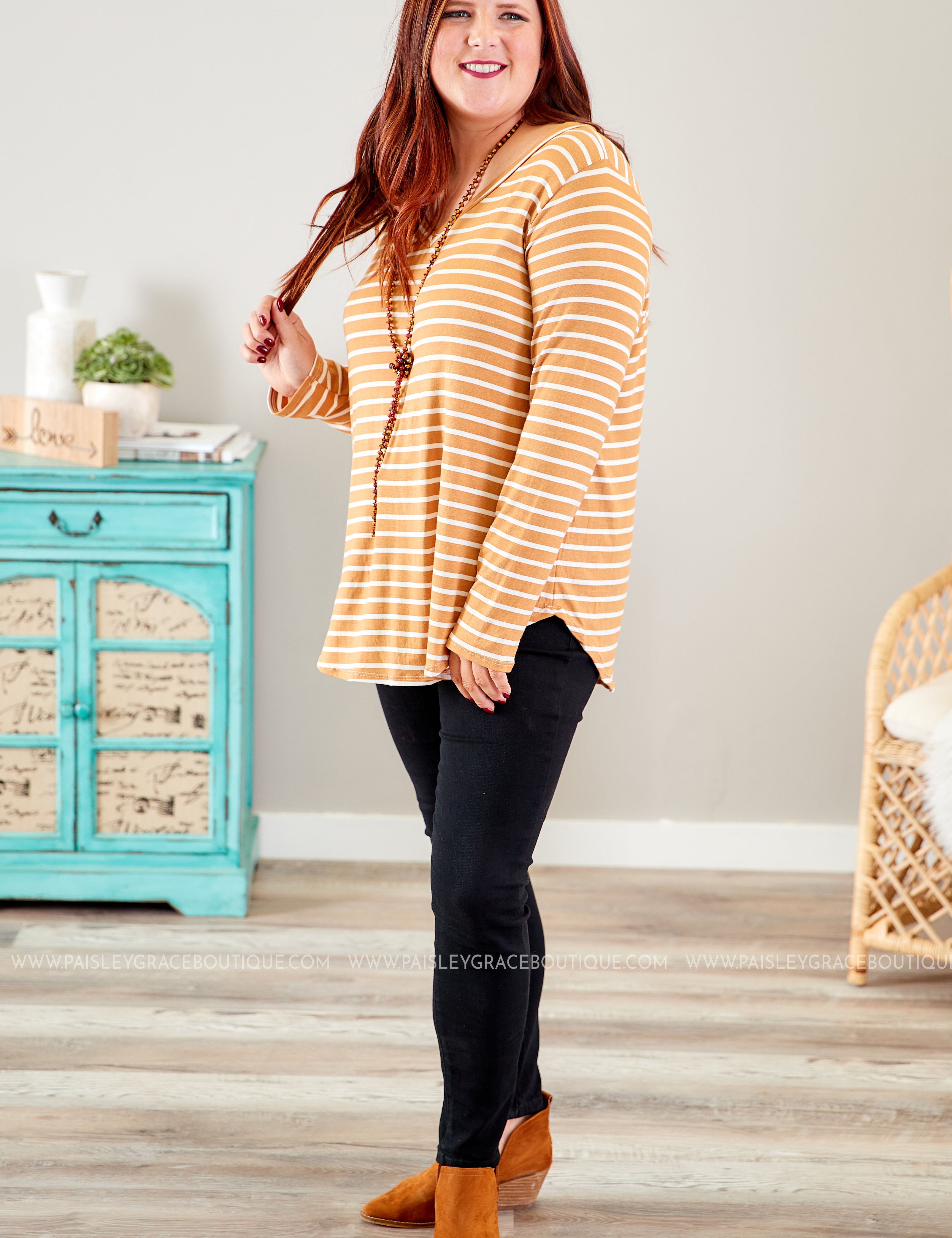 Mackenzie Top- MUSTARD* LAST ONES FINAL SALE *