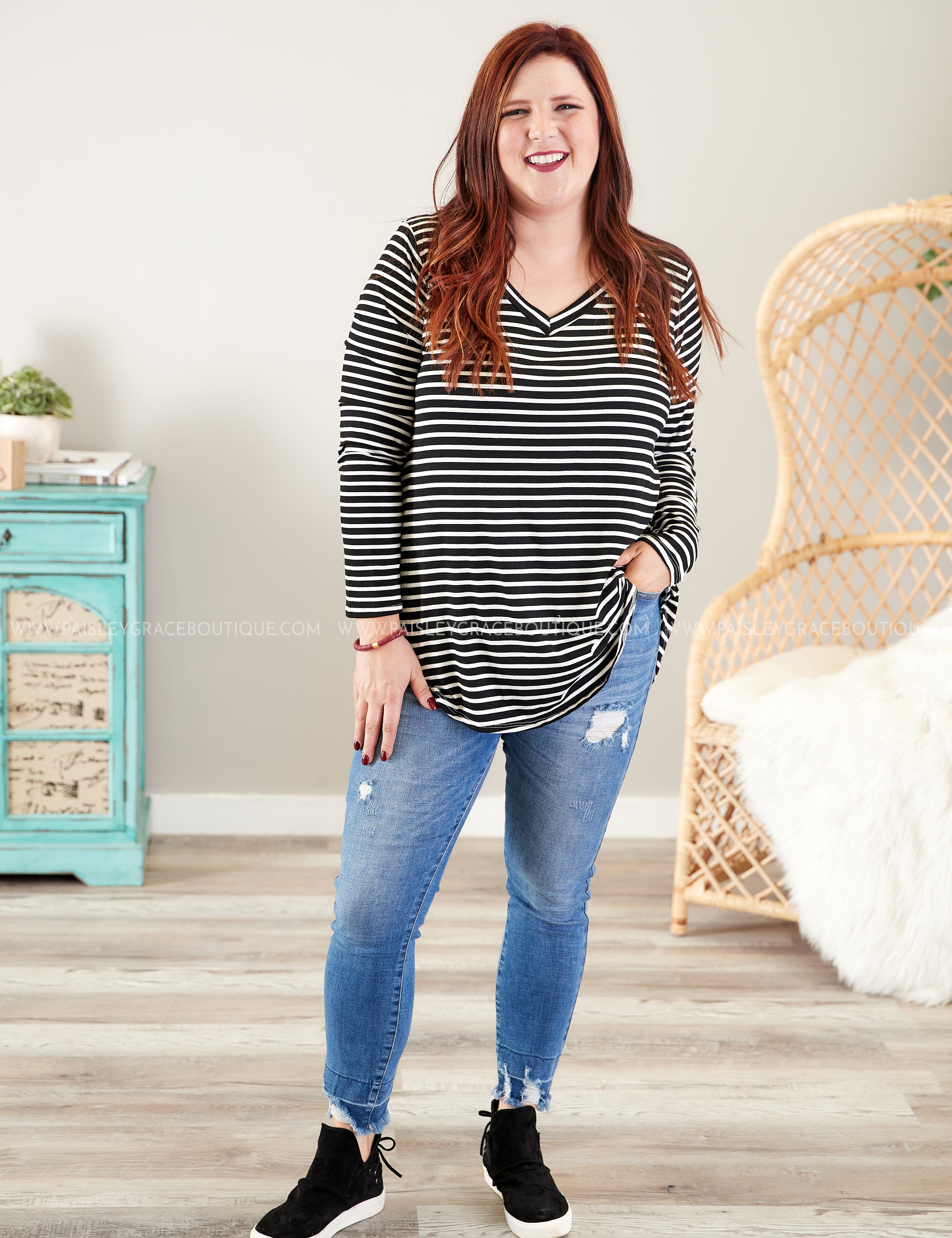 Mackenzie Top- BLACK* LAST ONES FINAL SALE *