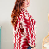 Mackenzie Top- CRIMSON* LAST ONES FINAL SALE *