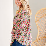 Floral Maze Top - LAST ONES FINAL SALE