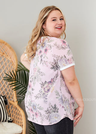 Florally Inclined Top - LAST ONES FINAL SALE