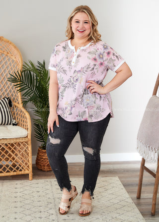 Florally Inclined Top - LAST ONES FINAL SALE