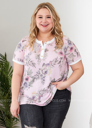 Florally Inclined Top - LAST ONES FINAL SALE